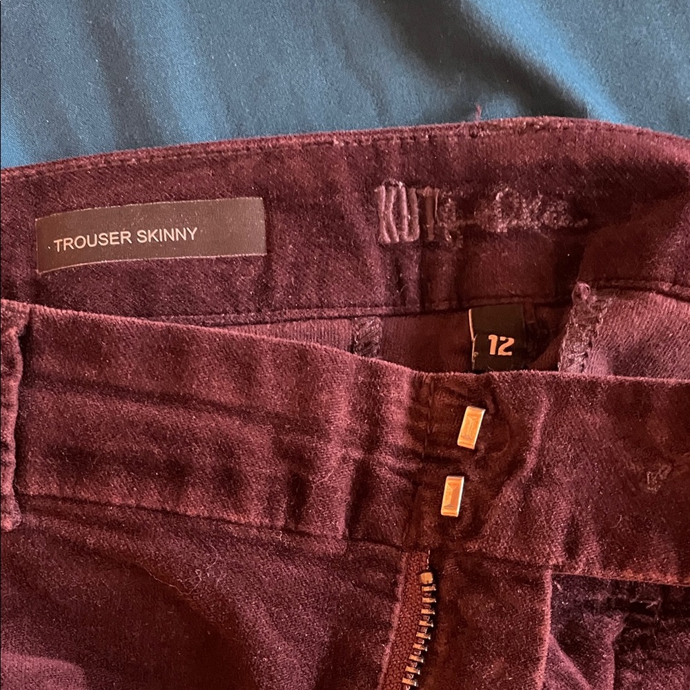 Kut from the Kloth Purple Trouser Skinny Pants